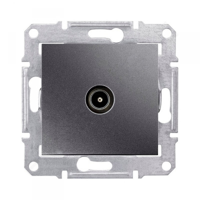 Вывод кабеля механизм Systeme Electric Glossa Антрацит Systeme Electric Glossa GSL000799