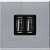 Зарядное устройство USB 2х750mA/1х1500mA 2 мод ABB NIE Zenit Серебряный N2285 PL