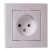 Розетка без заземления 16A в сборе Schneider Electric AtlasDesign Жемчуг Systeme Electric AtlasDesign ATN000440