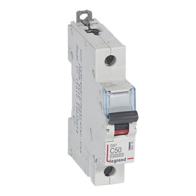 Автоматический выключатель 1P 50A C 10kA Legrand DX3 Legrand DX3 409119