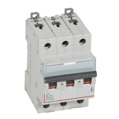 Автоматический выключатель 3P 25 A B 10kA Legrand DX3 Legrand DX3 408993