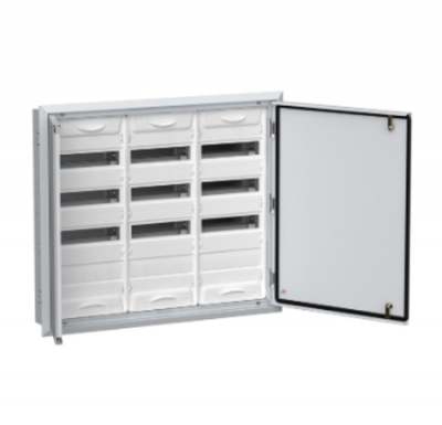 TITAN 5 Корпус металлический ЩРв-144 (3х48) 755х885х130 IP31 бел IEK IEK TITAN 5 TI5-50-V-3X048-31