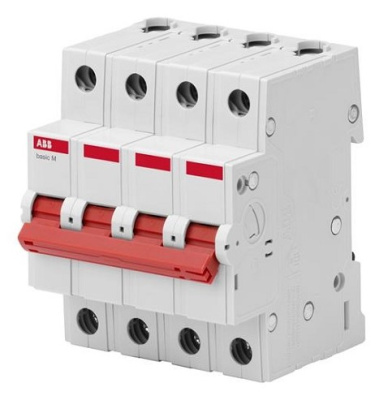 Рубильник модульный 4P 25A ABB BMD51425 ABB  2CDD644051R0025