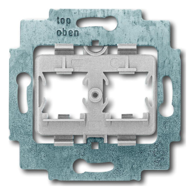 Механизм Суппорт для 2-х ModularJack разъемов Panduit TX6 10 Gig Shielded Jack Module ABB BJE ABB BJE Механизмы 2CKA001753A8057