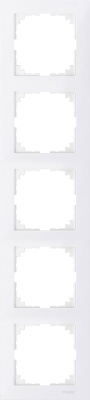 Рамка 5-постовая Merten M-Pure Белый Merten M-Pure MTN4050-3619