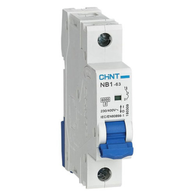 Автоматический выключатель NB1-63 1P 10A 6кА (D) CHINT CHINT  179628CHINT