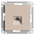 SE AtlasDesign Розетка компьютерная RJ45 Песочный кат. 6A механизм Systeme Electric AtlasDesign ATN001286