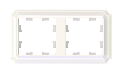 SE AtlasDesign ANTIQUE Рамка 2-постовая Жемчуг Systeme Electric AtlasDesign ATN100402