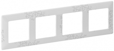 Рамка 4-постовая Legrand Valena Life Эл Грей Legrand Valena Life 754124