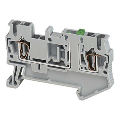 Schneider Electric Клеммник пруж заземл 2,5мм2 2тчк Schneider Electric  NSYTRR22SC