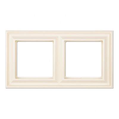 Рамка 2-постовая Jung Eco Profi DECO Слоновая кость Jung Eco Profi DECO EPD482