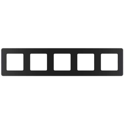Рамка декоративная универсальная, 5 постов, Legrand Inspiria Антрацит Legrand Inspiria 673973