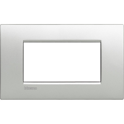 Рамка AIR 4 мод Bticino Living Light Алюминий Bticino Living Light LNC4804TE