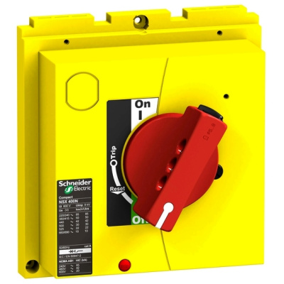 Рукоятка поворотная красно-желтая Schneider Electric Compact/VigiCompact NSX400-630 Schneider Electric Compact NSX LV432599