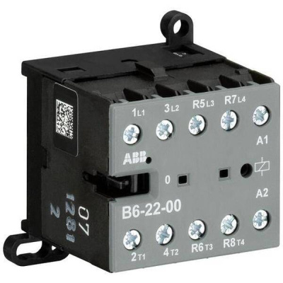 Миниконтактор B6-22-00-84 9A (400B AC3) катушка 110-127В AС ABB ABB  GJL1211501R8004