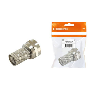 Штекер F RG6 TDM TDM ELECTRIC  SQ1809-0005