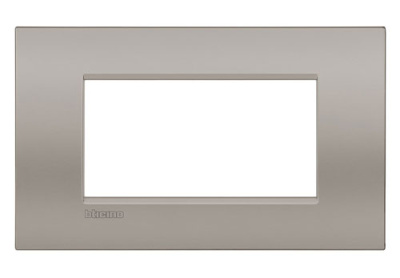 LivingLight Рамка Air, итальянский стандарт 4 мод. Цвет "Песчаник" Bticino Bticino  LNC4804SB