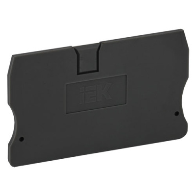 Заглушка для КПИ 2в-1,5/2,5 черная IEK IEK  YZN11D-ZGL-002-K02