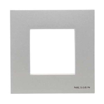 Рамка 1-постовая 2 мод ABB NIE Zenit Серебряный N2271 PL ABB Zenit 2CLA227100N1301