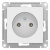 Розетка без заземления 16A механизм Schneider Electric AtlasDesign Белый Systeme Electric AtlasDesign ATN000141