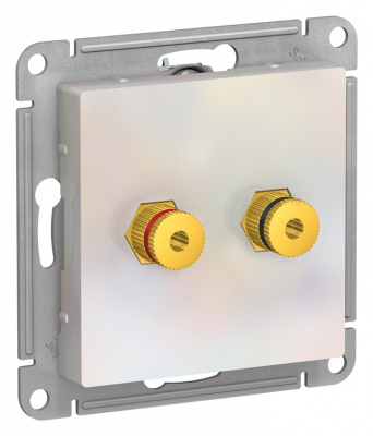 Аудиорозетка двухместная Schneider Electric AtlasDesign Жемчуг Systeme Electric AtlasDesign ATN000487