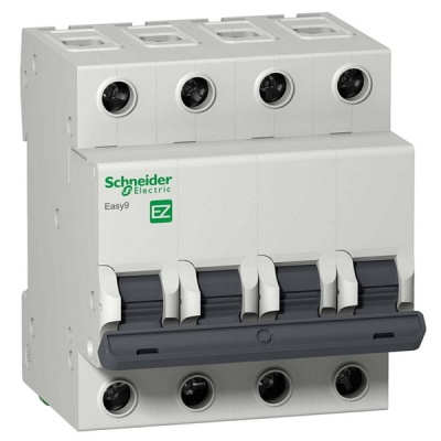 Автоматический выключатель 4P 63A C 4,5kA Schneider Electric Easy 9 Schneider Electric Easy9 EZ9F34463
