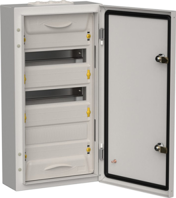 TITAN 5 Корпус металлический ЩРн-36 (1х36) 585х310х140 IP54 сер IEK IEK TITAN 5 TI5-50-N-036-54-7035