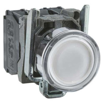 Кнопка 22мм 24В с возв. с подсв. XB4BW31B5 Schneider Electric Schneider Electric  XB4BW31B5