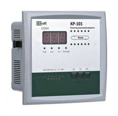 Регулятор реактивной мощности 220В, 12 ступеней DEKraft КР-101 DEKraft КР-101 50510DEK