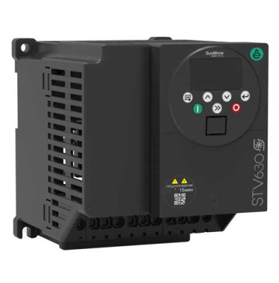 Systeme Electric Преобразователь частоты STV630 0,75 кВт 400В ЭМС С3 + LED панель оператора Systeme Electric STV630 STV630U07N4