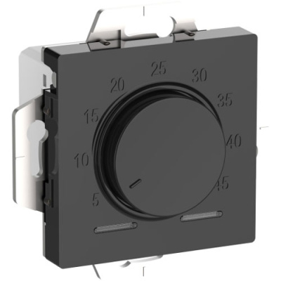 Термостат электронный теплого пола с датчиком от +5 до +45°C 10A Schneider Electric AtlasDesign Карбон Systeme Electric AtlasDesign ATN001035
