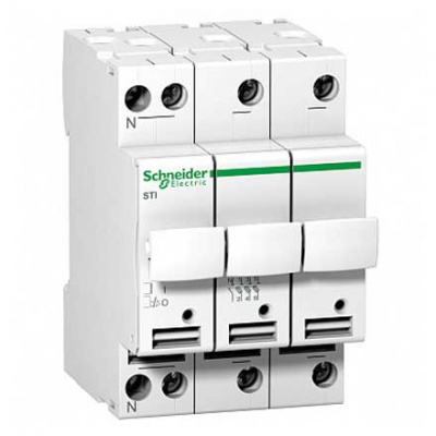 Разъед. предохр. STI 3Р+N 10,3х38, 500В кат.№15658 Schneider Electric Schneider Electric  15658