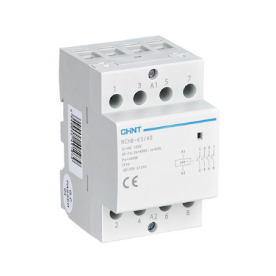 Контактор модульный NCH8-63/40 63A 4НО AC220/230В 50Гц (R) CHINT CHINT NCH8 256101CHINT
