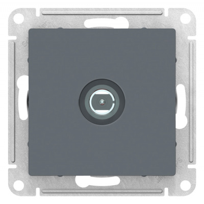 Розетка TV одиночная Schneider Electric AtlasDesign Грифель Systeme Electric AtlasDesign ATN000793