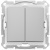 Выключатель 2-клавишный 10A IP44 Schneider Electric Sedna Алюминий Schneider Electric Sedna SDN0300460