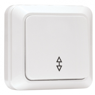 Выключатель проходной 1-клавишный 10A EKF PROxima Рим Белый EKF Рим ENV10-025-10