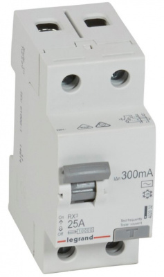 Устройство защитного отключения 2P 25A тип AC 300mA Legrand RX3 Legrand RX3 402032