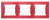 Рамка 3-постовая горизонтальная Schneider Electric Sedna Красный Schneider Electric Sedna SDN5800541