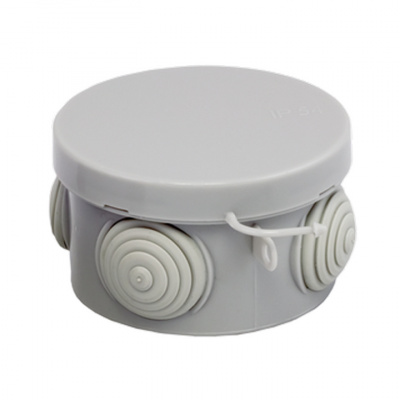 Коробка распаячная с крышкой наружная 65х40 4 мембранных ввода IP54 EKF PROxima КМР-040-038 EKF  plc-kmr-040-038