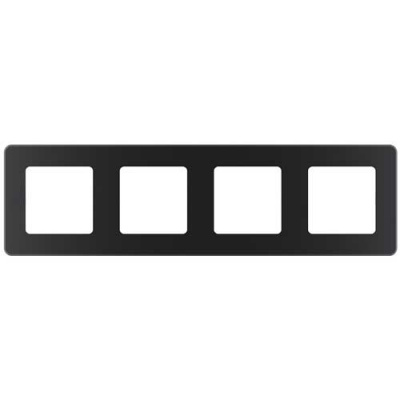 Рамка декоративная универсальная, 4 поста, Legrand Inspiria Антрацит Legrand Inspiria 673963