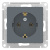 Розетка с заземлением 16A механизм Schneider Electric AtlasDesign Грифель Systeme Electric AtlasDesign ATN000743