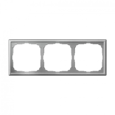 ARTGALLERY 3-постовая РАМКА, универсальная, АЛЮМИНИЙ Systeme Electric ArtGallery GAL000303