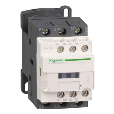 Контактор D 3Р,12 A,НО+НЗ,380V 50/60 Гц,зажим под винт, Schneider Electric Schneider Electric  LC1D12Q7