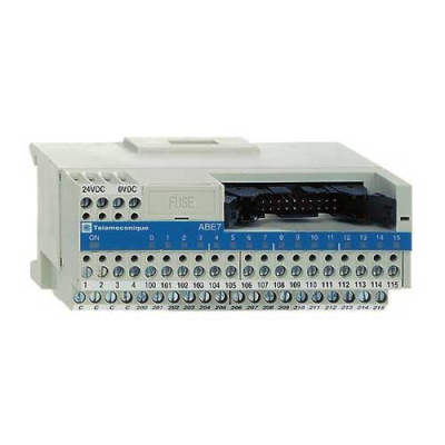 TELEFAST База на 16 вх/вых, индикация сост.канала, выбор полярности 0 или 24В Schneider Electric  Schneider Electric  ABE7H16C31