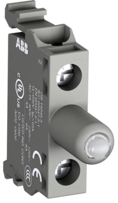 Патрон MLBL-05BR со встроенным светодиодом красный 110-130В DC для боксов ABB ABB  1SFA611621R2051