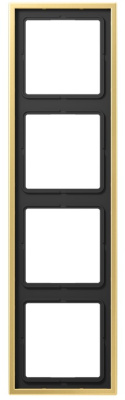 Рамка 4-постовая Jung LS 990 Латунь Classic Jung LS серия ME2984C