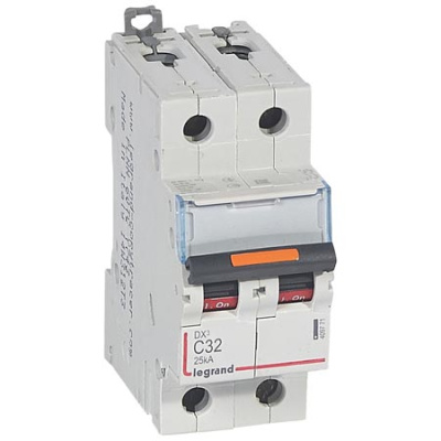 Автоматический выключатель 2P 32 A C 25kA Legrand DX3 Legrand DX3 409771