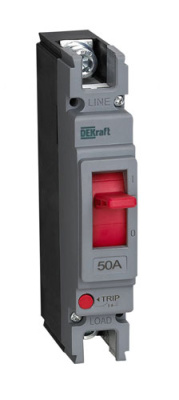 Автоматический выключатель 1P 50A 20кА DEKraft ВА-301 DEKraft BA-301 28012DEK