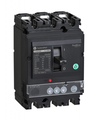 Автомат SYSTEMEPACT CCB160 36KA 3P3D S2.2 160A рычаг LV431146 Systeme Electric Systeme Electric  SPC160F16022L3DF
