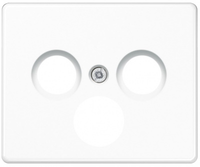 Накладка TV-FM-SAT розетки Jung Белый Jung SL 500 SL561SATWW